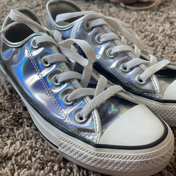 Converse Shoes Converse Holographic Sneakers W6 M4 Poshmark